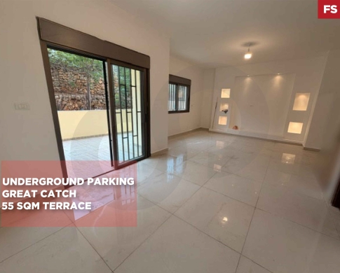 55 sqm Terrace/Zouk Mikael,KESEROUAN/زوق مكايل/Great Catch/ REF#FS139713 !