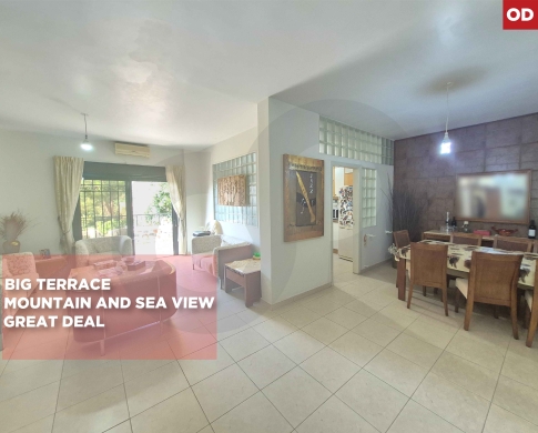 Dead end street/calm area/mountain and sea view/ Dik El Mehdi,METN/ديك المحدي/ REF#OD139707 !