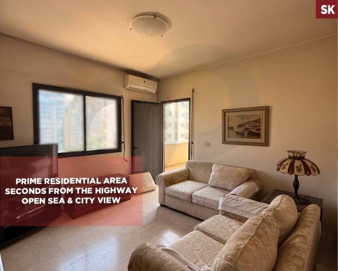 PRIME AREA / SEA AND CITY VIEW / APARTMENT FOR SALE / JAL EL DIB-METN / جل الديب / REF#SK139689