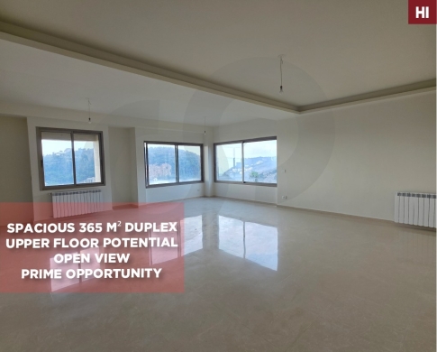 OPEN VIEW / DUPLEX / PRIME LOCATION / JOURET EL BALLOUT-METN / جورة البلوط / REF#HI139635