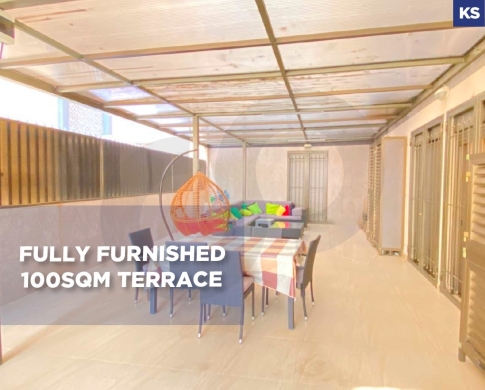 FULLY FURNISHED / PRIVATE TERRACE / LOUAIZE-BAABDA / لويزة / REF#KS139625