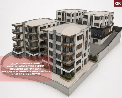 25,000$ Downpayment & Installments over 3 years/Delivered in 1 year/SAWFAR-ALEY/صوفر/REF#OK139580