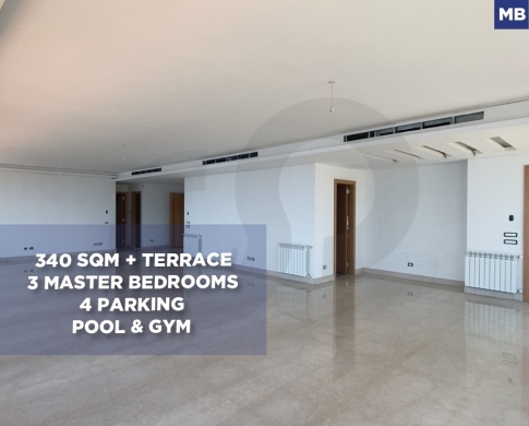 SEA VIEW / PRIME LOCATION / TERRACE / RAS BEIRUT-BEIRUT / رأس بيروت / REF#MB139577