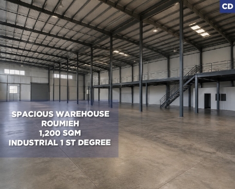 Spacious Warehouse/Great Deal/Metn/Roumieh-الرومية/REF#CD139460