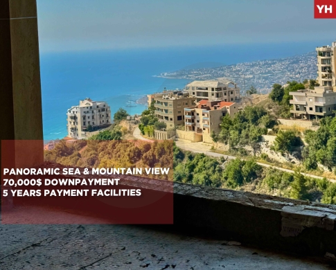 EXCLUSIVE DUPLEX/PAYMENT FACILITIES AVAILABLE/MOUNTAIN-SEA VIEW/Halat,JBEIL/حالات/ REF#YH139427 !