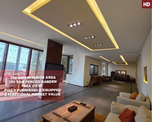FULLY FURNISHED / SEA VIEW / DAWHET EL HOSS-ALEY / دوحة الحص / REF#HD139409