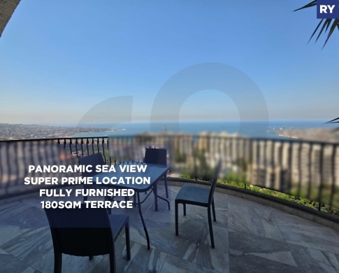 FULLY FURNISHED TRIPLEX / PANORAMIC SEA VIEW / SAHEL ALMA-KESEROUAN / ساحل علما / REF#RY139383