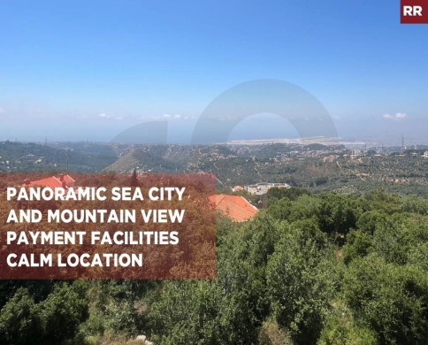 PAYMENT FACILITIES/Ainab, Aley/عيناب/calm location | excellent finishing | panoramic views/REF#RR139374 !