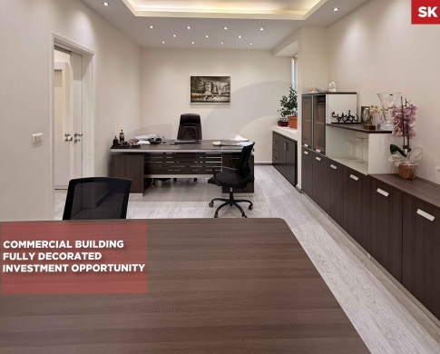 OFFICE/Well-maintained commercial building/fully decorated/JAL EL DIB,METN – PRIME LOCATION/جل الديب / REF#SK139312 !