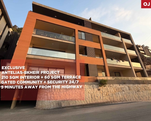 EXCLUSIVE/Antelias-Bkheir project/أنطلياس/Security 24/7/BRAND NEW/ REF#OJ139288 !