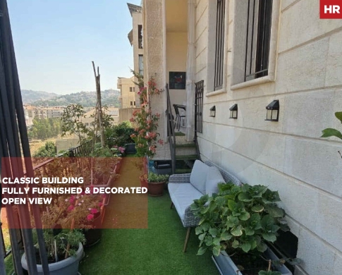 FULLY FURNISHED/decorated/Aley Town/عاليه/Open View/HIGH END/REF#HR139276 !
