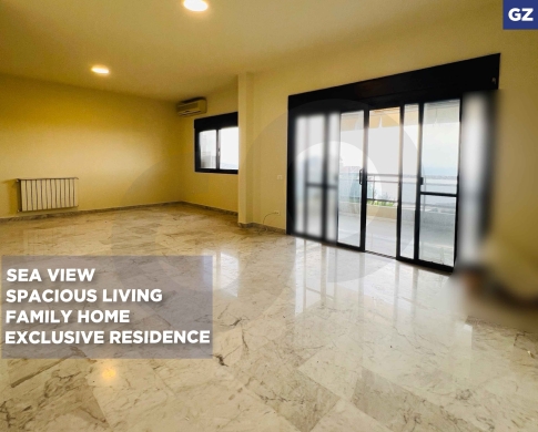 RENTAL DEAL/3rd floor of a well-maintained building/sea view/Kfarhbab,KESEROUAN/كفرحباب/ REF#GZ139273 !