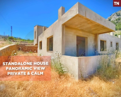 Standalone House on 530 SQM Land Between Ejbaa & Ehden | Panoramic View | REF#TN139208