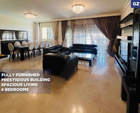 RENTAL DEAL/FULLY FURNISHED/Prestigious Building/SAHEL ALMA,KESEROUAN/ساحل علما/ REF#GZ139176 !