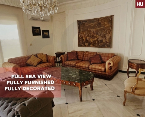 FULLY FURNISHED, SEA VIEW, JNAH-BEIRUT, جناح, REF#HU139168