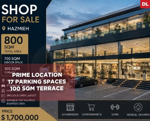 Prime Location/Terrace/Baabda/Hazmiyeh-الحازمية/REF#DL139133