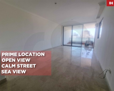 SEA AND MOUNTAIN VIEW/ well-maintained residence/Tallet El Khayat,BEIRUT/ تلة الخياط/ REF#IH139126 !
