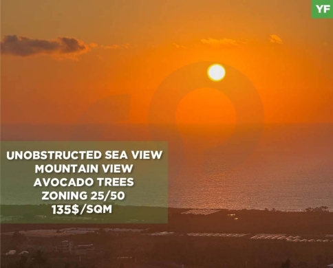 Unobstructed sea view/Mountain view/Saida/Al merwaniyye, saida/REF#YF139122