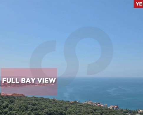 Full panoramic bay and mountain views/Kfarhbab/KESEROUAN/كفرحباب / REF#YE139112 !
