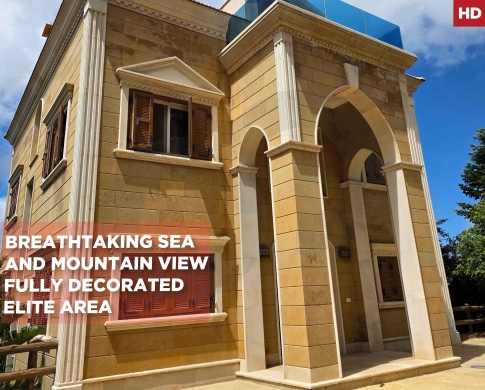 VILLA/Brand New/Breathtaking Sea & Mountian view/Chemlan - Aley/شملان/ REF#HD139047!