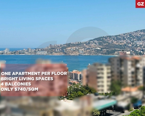 PARTIAL SEA VIEW/prime location/Ghadir, Keserwan/غدير/ REF#GZ139043 !