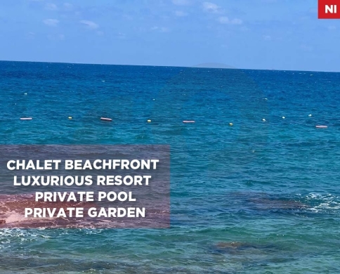 CHALET BEACHFRONT/breathtaking sea views/24 Hours Security /ANFEH,KOURA/أنفه / REF#NI139031 !