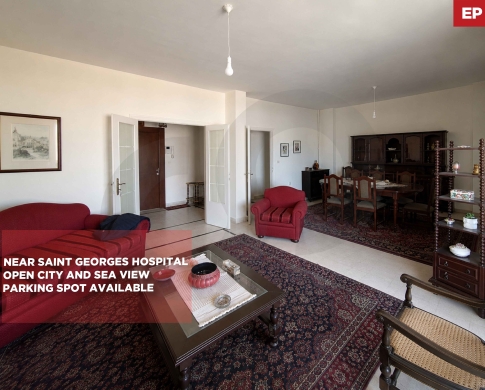 Sea and City view/Well maintained building/ ACHRAFIEH Beirut Rmeil/الرميل/ REF#EP139005 !
