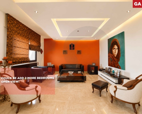 Very well-maintained building/sea views/ peaceful location/Mansourieh,METN/المنصورية/ REF#GA138979 !