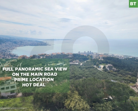 HOT DEAL, FULL PANORAMIC SEA VIEW, ADMA-KESEROUAN, أدما, REF#BT138976