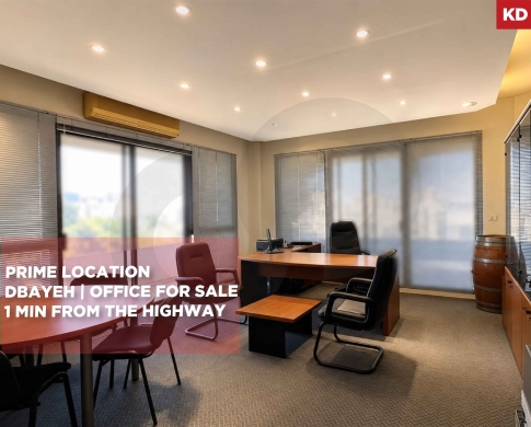 Office in a strategic location/ sea & mountain views/DBAYEH,METN/ضبية/ REF#KD138970 !
