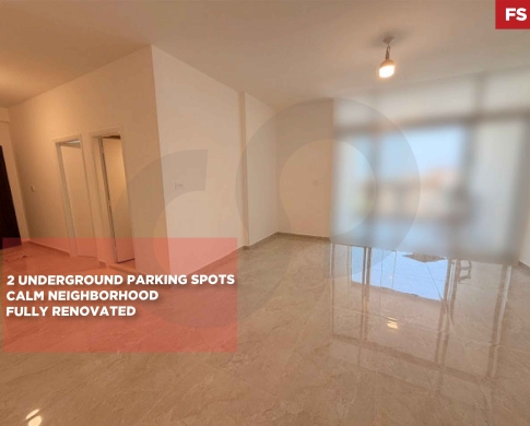 Fully Renovated/Calm Neighborhood/Zouk Mikael,KESEROUAN/ زوق مكايل/ REF#FS138863 !