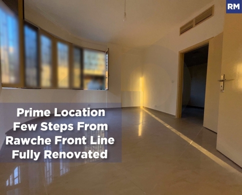 PRIME LOCATION, FULLY RENOVATED, RAWCHE-BEIRUT, روشة, REF#RM138814