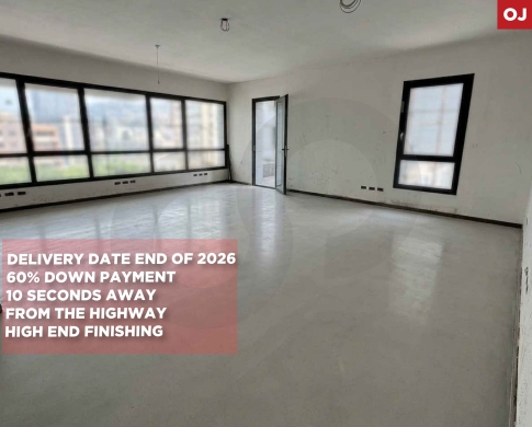 DOWN PAYMENT/Brand-New 96 sqm Office/ Prime Jal El Dib Location/جل الديب/ REF#OJ138699 !