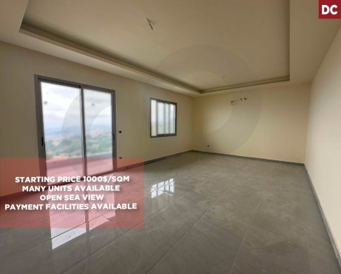 OPEN SEA VIEW, BRAND NEW, HALAT-JBEIL, حالات , REF#DC138622