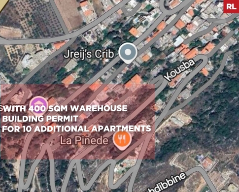 40/80 zoning/Residential building/KOUSBA,KOURA/كوسبا/ REF#RL138581 !