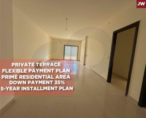 120 SQM Apartment + 40 SQM Terrace for Sale in Baabda – Blaybel,REF#JW138554