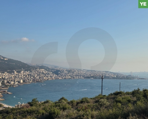 LAND FOR SALE,PANORAMIC SEA VIEW, ADMA-KESEROUAN, أدما ,REF#YE138509