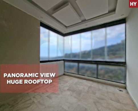 PANORAMIC SEA VIEW, HUGE ROOFTOP, BETCHAY-BAABDA, بطشاي , REF#HY138480