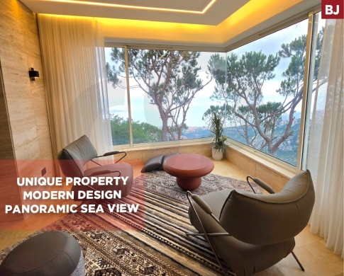 PANORAMIC SEA VIEW, FULLY FURNISHED, CHNANIIR-KESEROUAN, شننعير, REF#BJ138466