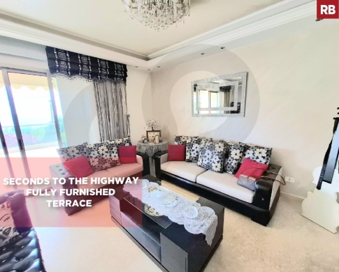 FULLY FURNISHED, TERRACE, AAMCHIT-JBEIL, عمشيت, REF#RB138398
