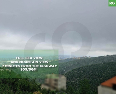 SEA AND MOUNTAIN VIEW, LAND FOR SALE, RAS OSTA-JBEIL, رأس أوسطة, REF#RG138377