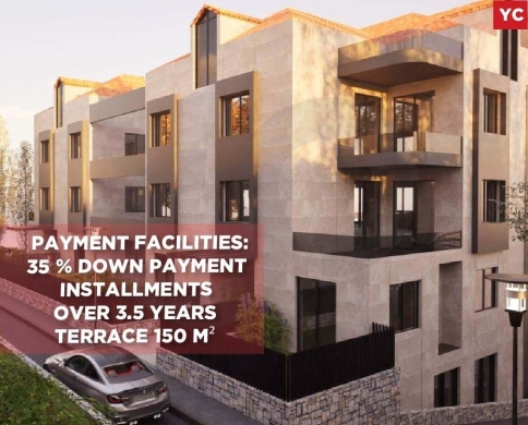 35 % down payment,3.5 years Installments terrace in jbeil Amchit/عمشيت REF#YC138256