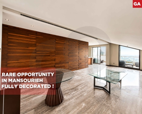 DUPLEX/Mansourieh – Aaylout,METN/المنصورية/Semi-furnished/PANOLRAMIC VIEW/ REF#GA138083 !