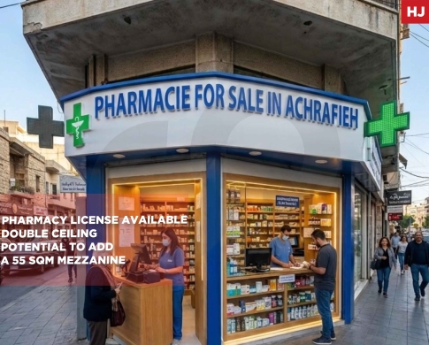 Pharmacy/Prime Investment Opportunity/JEITAOUI,BEIRUT/جيتاوي/ REF#HJ138076 !