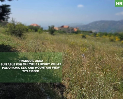 Panoramic Sea and Mountain View, aley, Dhour El Aabadiyeh/ضهور العبادية REF#HR138072