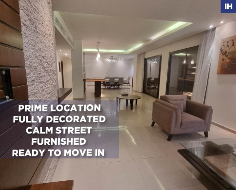 prime location, fully decorated, calm street, beirut, tallet el khayat/تلة الخياط REF#IH137925