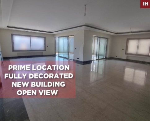 fully decorated, open view, prime location, beirut, tallet el khayat/تلة الخياط REF#IH137924