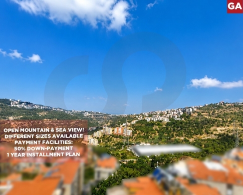 MOUNTAIN AND SEA VIEW, PRIME LOCATION, Monteverde-METN, مونتيفيردي,REF#GA137907