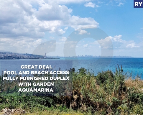 Great Deal, Fully Furnished Duplex with garden, AquaMarina, أكوا مارينا, REF#RY137847