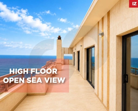 54 sqm terrace/DUPLEX/open sea views/RAWCHE,BEIRUT/الروشة / REF#IZ137849 !